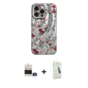 ieg™ iPhone 14 Pro Max Kılıf Nova Doku Prime - Şeffaf Pasifik Cam Ekran Koruyucu + Bilvis Titan Kamera Lens - GS