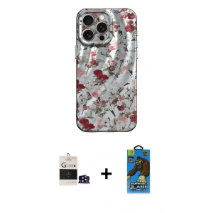 ieg™ iPhone 14 Pro Max Kılıf Nova Doku Prime - Siyah 18D Cam Ekran Koruyucu + Bilvis Titan Kamera Lens - SH