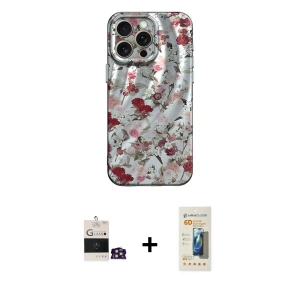 ieg™ iPhone 14 Pro Max Kılıf Nova Doku Prime - Siyah 6D Mat Seramik Hayalet Nano Ekran Koruyucu + Bilvis Titan Kamera Lens - GD
