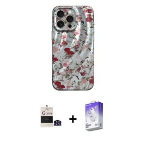 ieg™ iPhone 14 Pro Max Kılıf Nova Doku Prime - Siyah Bilvis 5in1 3D Magic Cam Ekran Koruyucu + Bilvis Titan Kamera Lens - SH