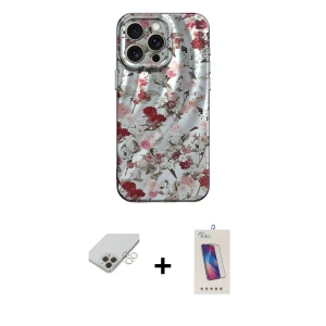 ieg™ iPhone 14 Pro Max Kılıf Nova Doku Prime - Siyah Joko 5D Cam + Band Metal Kamera Lens - GD