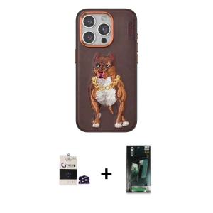ieg™ iPhone 14 Pro Max Kılıf Nova Form Koleksiyonu - Siyah 360 Mat Full Body Arka Koruyucu + Bilvis Titan Kamera Lens - DNMR