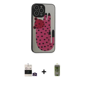 ieg™ iPhone 14 Pro Max Kılıf Odak Klasik Serisi - Siyah Joko Magic 5D Hayalet Cam + Bilvis Titan Kamera Lens - GD