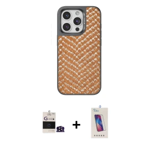ieg™ iPhone 14 Pro Max Kılıf Vadi Özel Seri - Siyah Joko 5D Cam + Bilvis Titan Kamera Lens - DNMR