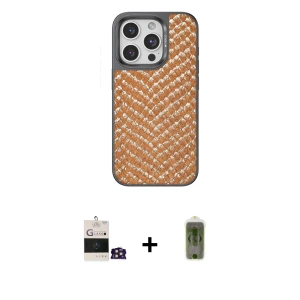 ieg™ iPhone 14 Pro Max Kılıf Vadi Özel Seri - Siyah Joko Magic 5D Hayalet Cam + Bilvis Titan Kamera Lens - GD
