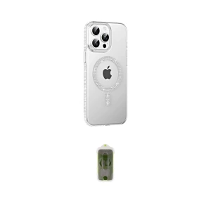 ieg™ iPhone 14 Pro Max Kılıf Yörünge Koleksiyonu - Siyah Joko Magic 5D Hayalet Cam