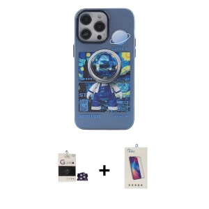 ieg™ iPhone 14 Pro Max Kılıf Zirve Form Özel Seri - Siyah Joko 5D Cam + Bilvis Titan Kamera Lens - GS