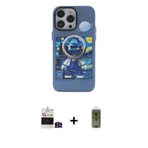 ieg™ iPhone 14 Pro Max Kılıf Zirve Form Özel Seri - Siyah Joko Magic 5D Hayalet Cam + Bilvis Titan Kamera Lens - DNMR