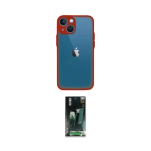 ieg™ iPhone 15 Kılıf Ahenk Çizgi Serisi - Şeffaf 360 Full Body Arka Koruyucu