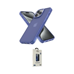 ieg™ iPhone 15 Pro Kılıf Atlas Form - Siyah Bilvis Hayalet Cam Ekran Koruyucu