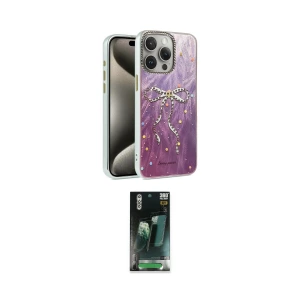 ieg™ iPhone 15 Pro Kılıf Zirve Modern Prime - Siyah 360 Mat Full Body Arka Koruyucu