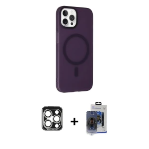 ieg™ iPhone 15 Pro Max Kılıf Çekirdek Modern Prime - Siyah Vanessa Magic Cam + PVD Metal Kamera Lens - GS