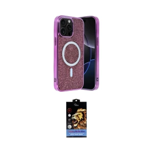 ieg™ iPhone 15 Pro Max Kılıf Eksen Çizgi - Siyah Buffer Hayalet Cam Ekran Koruyucu