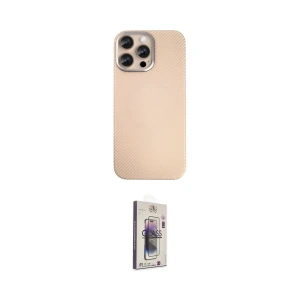 ieg™ iPhone 15 Pro Max Kılıf Eksen Prime - Siyah Bilvis 3D Cam Ekran Koruyucu