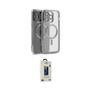 ieg™ iPhone 15 Pro Max Kılıf Nova Işık Özel Seri - Siyah Bilvis Hayalet Cam Ekran Koruyucu