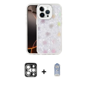 ieg™ iPhone 15 Pro Max Kılıf Odak Prime - Siyah Joko Magic 5D Cam + PVD Metal Kamera Lens - GS