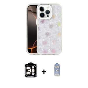 ieg™ iPhone 15 Pro Max Kılıf Odak Prime - Siyah Joko Magic 5D Cam + PVD Metal Kamera Lens - TU