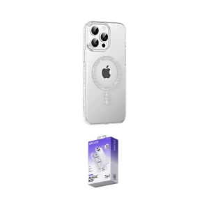 ieg™ iPhone 15 Pro Max Kılıf Yörünge Koleksiyonu - Siyah Bilvis 5in1 3D Magic Cam Ekran Koruyucu