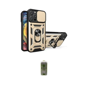 ieg™ iPhone 16 Pro Kılıf Ahenk Klasik - Siyah Joko Magic 5D Hayalet Cam