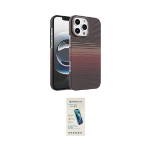ieg™ iPhone 16 Pro Kılıf Doruk Serisi - Şeffaf Pasifik Cam Ekran Koruyucu