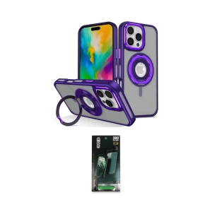 ieg™ iPhone 16 Pro Kılıf Nova Minimal Serisi - Siyah 360 Mat Full Body Arka Koruyucu