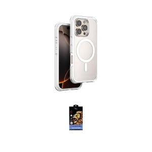 ieg™ iPhone 16 Pro Kılıf Zirve Klasik Prime - Siyah Buffer Hayalet Cam Ekran Koruyucu