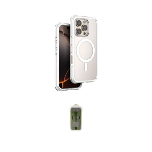 ieg™ iPhone 16 Pro Kılıf Zirve Klasik Prime - Siyah Joko Magic 5D Hayalet Cam