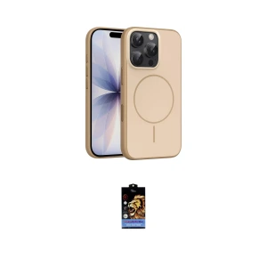 ieg™ iPhone 16 Pro Max Kılıf Atlas Asil Prime - Siyah Buffer Hayalet Cam Ekran Koruyucu
