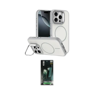 ieg™ iPhone 16 Pro Max Kılıf Çekirdek Klasik - Siyah 360 Mat Full Body Arka Koruyucu