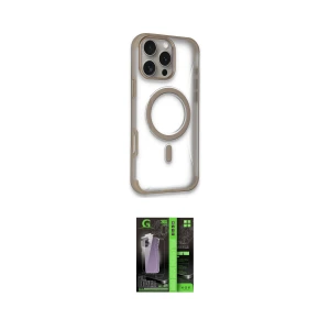 ieg™ iPhone 16 Pro Max Kılıf Eksen Klasik Koleksiyonu - Şeffaf 360 Full Body Arka Koruyucu