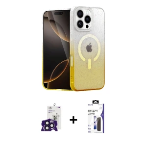 ieg™ iPhone 16 Pro Max Kılıf Eksen Minimal Özel Seri - Siyah Bilvis 3X AR Hayalet Cam Ekran Koruyucu + Bilvis Titan Kamera Lens - SH