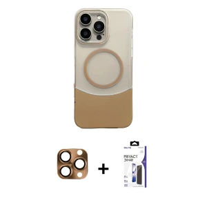 ieg™ iPhone 16 Pro Max Kılıf Kozmos Form Özel Seri - Siyah Bilvis 3X AR Hayalet Cam Ekran Koruyucu + Pers Alüminyum Kamera Lens - CLTM