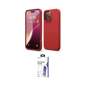 ieg™ iPhone 16 Pro Max Kılıf Kozmos Yansıma Özel Seri - Siyah Bilvis 3X AR HD Cam Ekran Koruyucu