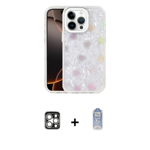 ieg™ iPhone 16 Pro Max Kılıf Odak Prime - Siyah Joko Magic 5D Cam + PVD Metal Kamera Lens - GS