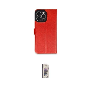 ieg™ iPhone 16 Pro Max Kılıf Siluet Işık Serisi - Siyah Bilvis 3D Cam Ekran Koruyucu