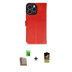 ieg™ iPhone 16 Pro Max Kılıf Siluet Işık Serisi - Siyah Buffer Cam Ekran Koruyucu + Raze Metal Kamera Lens - CLTM