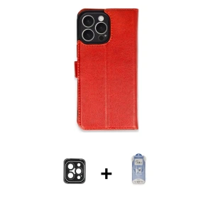 ieg™ iPhone 16 Pro Max Kılıf Siluet Işık Serisi - Siyah Joko Magic 5D Cam + PVD Metal Kamera Lens - SH