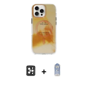 ieg™ iPhone 16 Pro Max Kılıf Ufuk Doku Prime - Siyah Joko Magic 5D Cam + PVD Metal Kamera Lens - SH
