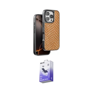 ieg™ iPhone 16 Pro Max Kılıf Vadi Özel Seri - Siyah Bilvis 5in1 5D Magic Hayalet Cam Ekran Koruyucu