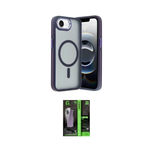 ieg™ iPhone 16E Kılıf Yörünge Klasik - Şeffaf 360 Full Body Arka Koruyucu