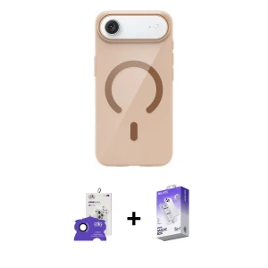 ieg™ iPhone 17 Air Kılıf Pusula Form Özel Seri - Siyah Bilvis 5in1 3D Magic Cam Ekran Koruyucu + Bilvis Titan Kamera Lens - SH