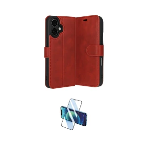 ieg™ iPhone 17 Kılıf Siluet Işık Serisi - Siyah 3D Antistatik Cam Ekran Koruyucu