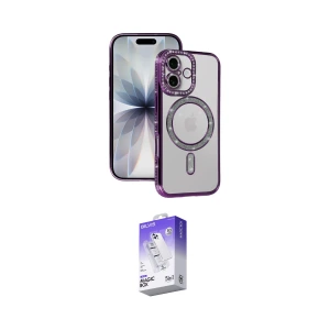 ieg™ iPhone 17 Kılıf Zirve Doku Prime - Siyah Bilvis 5in1 3D Magic Cam Ekran Koruyucu