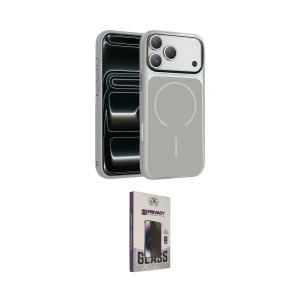 ieg™ iPhone 17 Pro Kılıf Kıvılcım Klasik - Siyah Bilvis Hayalet Cam Ekran Koruyucu
