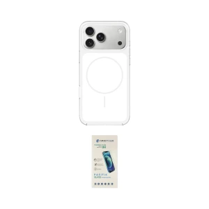 ieg™ iPhone 17 Pro Kılıf Yankı Minimal Serisi - Şeffaf Pasifik Cam Ekran Koruyucu