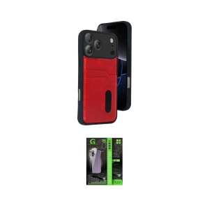 ieg™ iPhone 17 Pro Kılıf Yörünge Işık Serisi - Siyah 360 Mat Full Body Arka Koruyucu