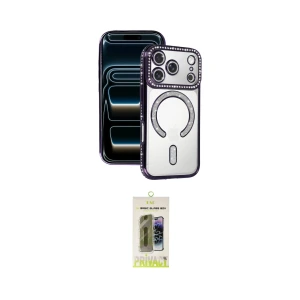 ieg™ iPhone 17 Pro Kılıf Zirve Doku Prime - Siyah Joko Magic 5D Hayalet Cam