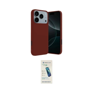 ieg™ iPhone 17 Pro Max Kılıf Kozmos Yansıma Özel Seri - Şeffaf Pasifik Cam Ekran Koruyucu