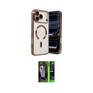 ieg™ iPhone 17 Pro Max Kılıf Nova Işık Özel Seri - Şeffaf 360 Full Body Arka Koruyucu
