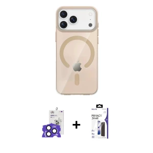 ieg™ iPhone 17 Pro Max Kılıf Pusula Form Özel Seri - Siyah Bilvis 3X AR Hayalet Cam Ekran Koruyucu + Bilvis Titan Kamera Lens - LT